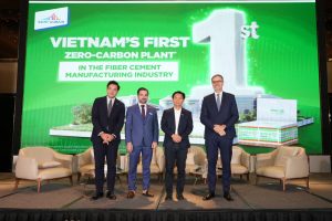 Lần đầu tiên ngành tấm xi măng Việt Nam ghi nhận mô hình không phát thải缩略图