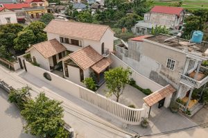 Villa tam hợp viện đưa xưởng xay xát cũ vào không gian sống mới缩略图