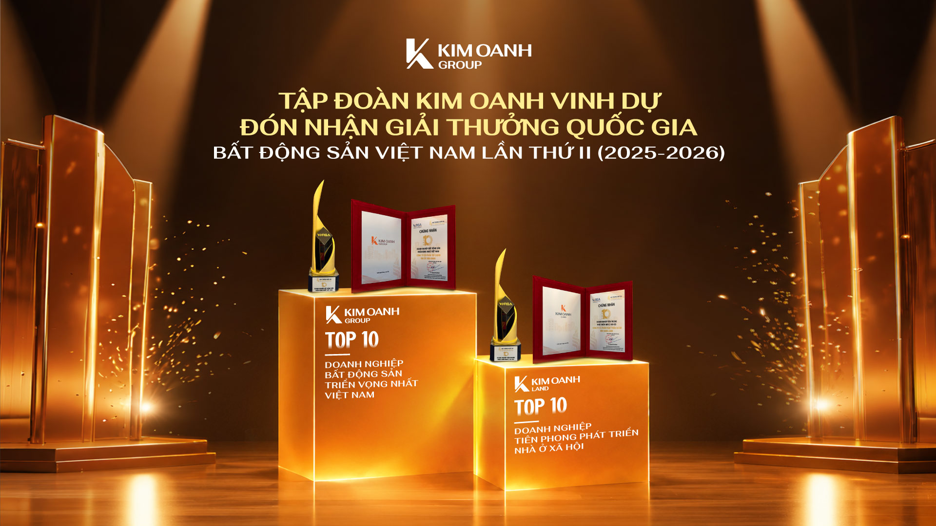 Kim Oanh Group thắng lớn tại Giải thưởng Quốc gia Bất động sản Việt Nam 2026缩略图